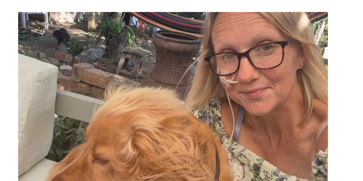 Hannah and her dog